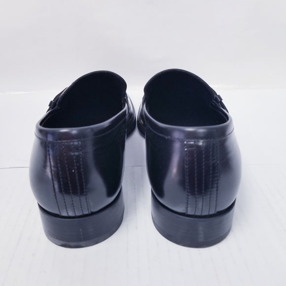 Versace Men\'s Black Leather Loafers main image 6